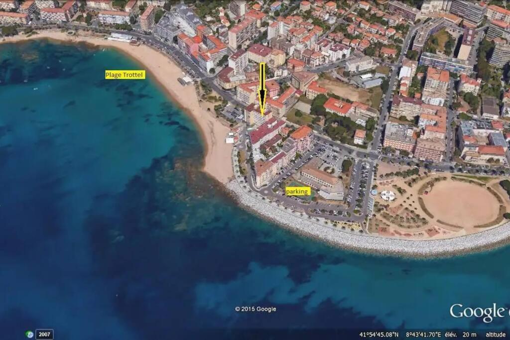 Apartament Magnifique F3 Les Pieds Dans L'Eau. Ajaccio  Zewnętrze zdjęcie